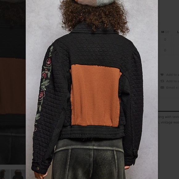 POL “Duluth “ POL Quilted and Thermal Jacket Shacket with Embroidery Detail 22 - Picture 3 of 5